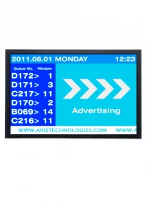 AKIS LCD skærm som main display